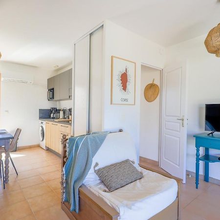 Capra Scorsa - Appt Vue Mer Et Piscine Partagee Belgodère Exteriér fotografie
