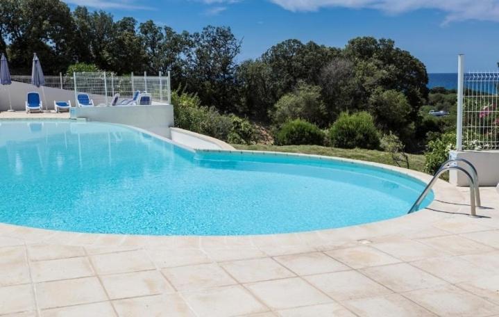 Capra Scorsa - Appt Vue Mer Et Piscine Partagee Belgodère Exteriér fotografie